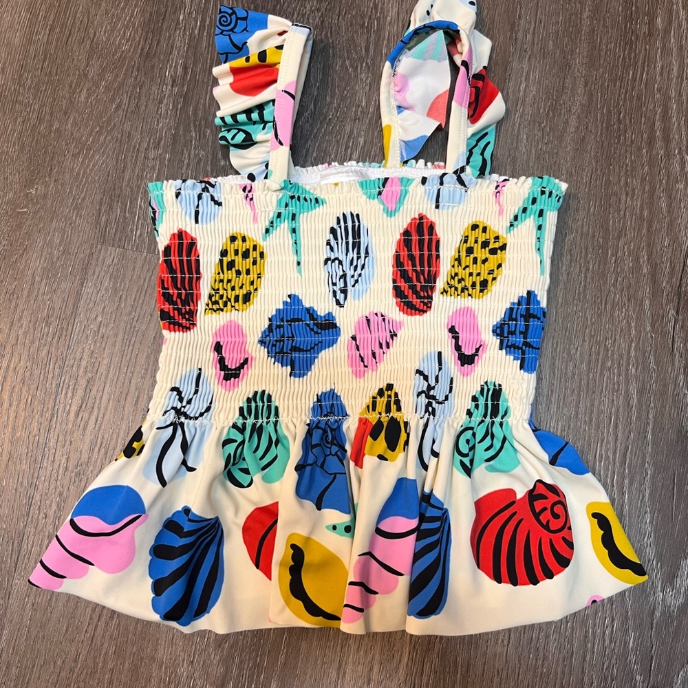 Hanna Andersson Shell Tankini Swim Top